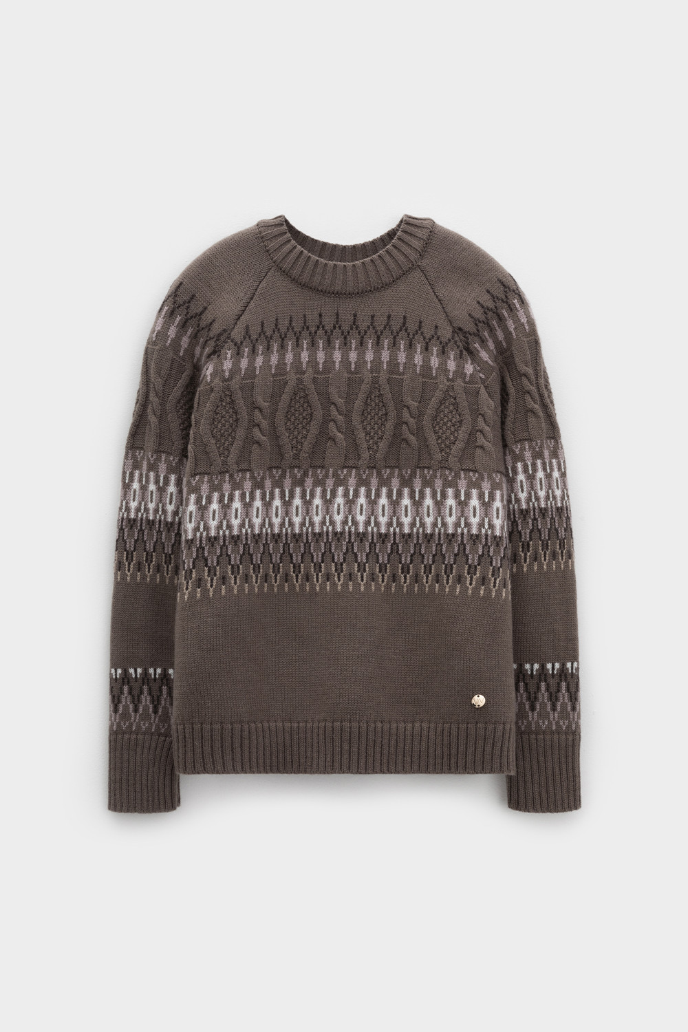 Джемперы женские для мам, артикул: ЕВ 30278/ш, цвет: кофейный, фото 2