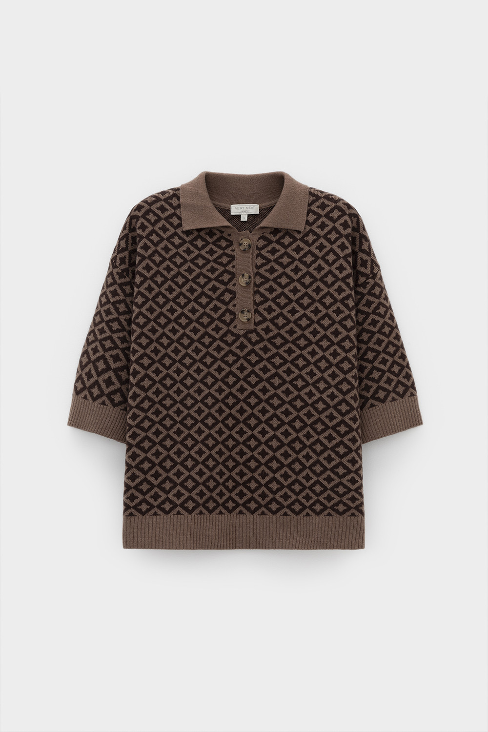 Джемперы женские для мам, артикул: ЕВ 30274/ш, цвет: коричневый, фото 2