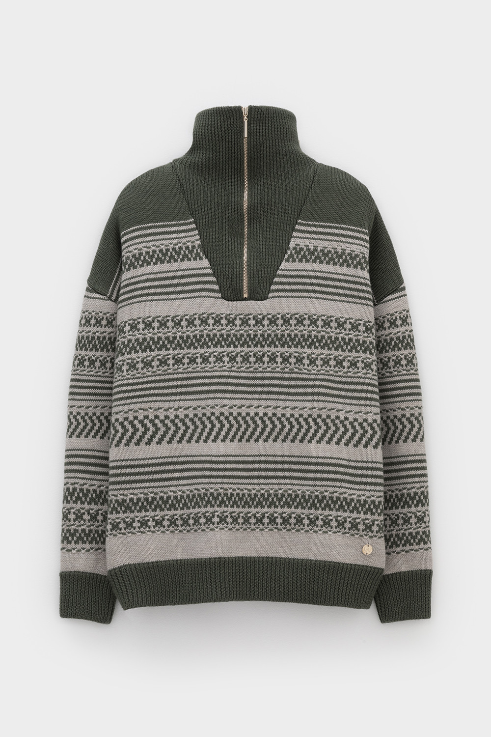 Джемперы женские для мам, артикул: ЕВ 30281/ш, цвет: зеленый, фото 2