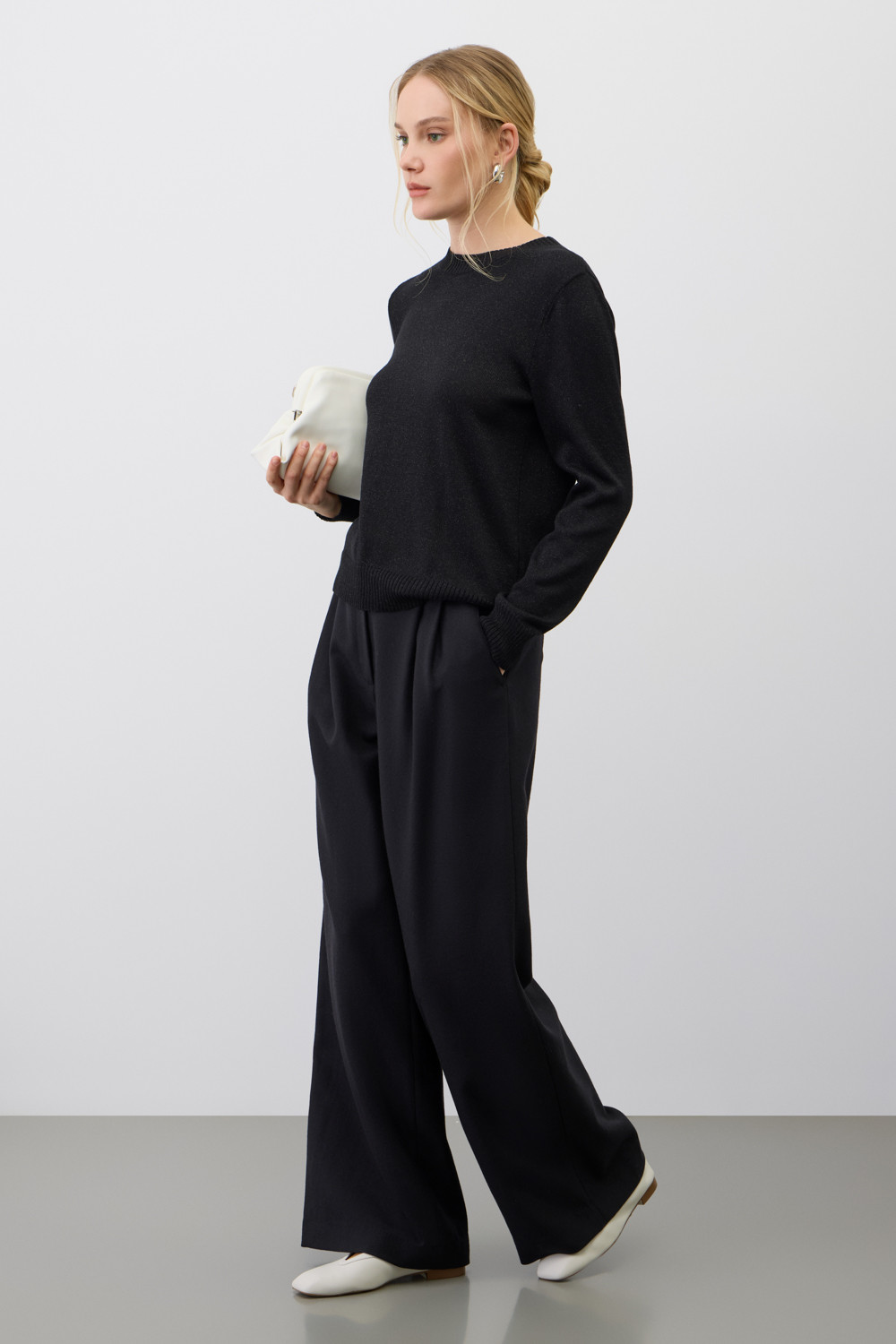 Джемперы женские для мам, артикул: ЕВ 30291, цвет: черный, фото 3