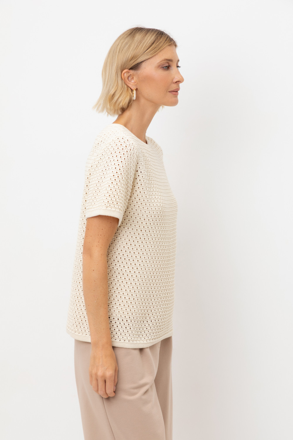 Джемперы женские для мам, артикул: ЕВ 30221, цвет: бежевый, фото 4