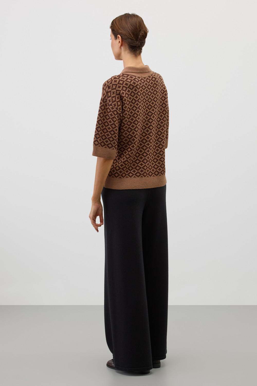 Джемперы женские для мам, артикул: ЕВ 30274/ш, цвет: коричневый, фото 4