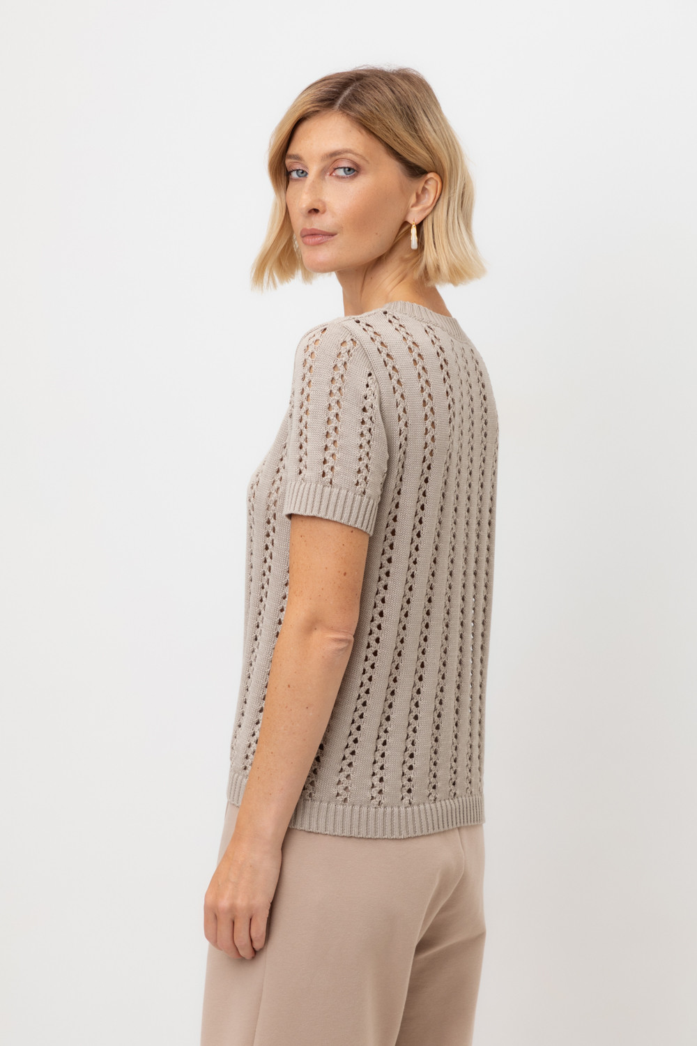 Джемперы женские для мам, артикул: ЕВ 30211, цвет: бежевый, фото 4