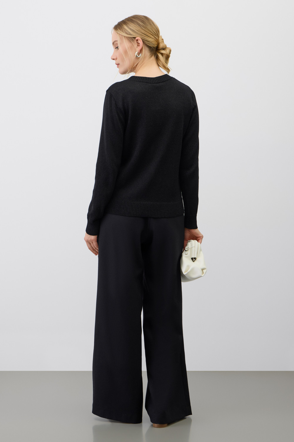 Джемперы женские для мам, артикул: ЕВ 30291, цвет: черный, фото 4