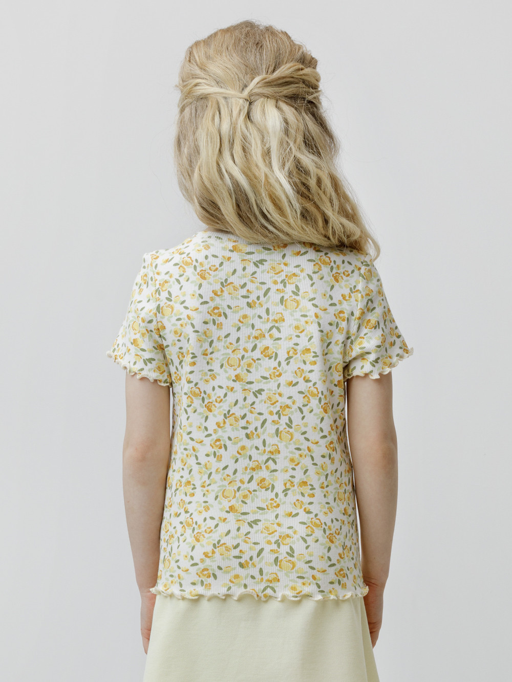 Футболка для девочки, артикул: КР 301996, цвет: сахар, фото 5