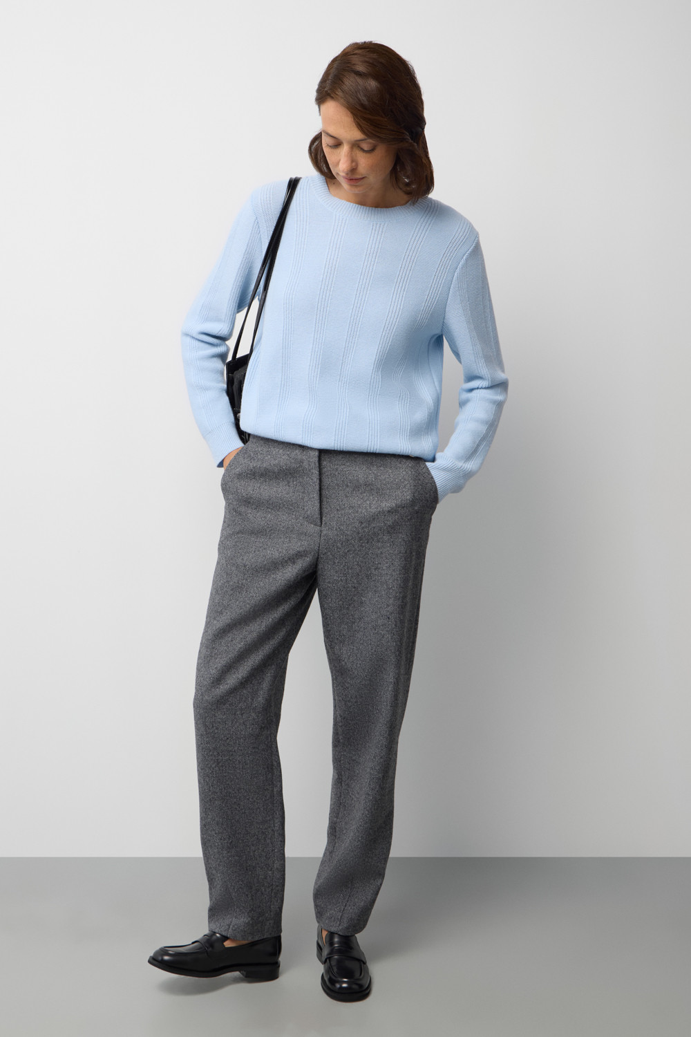 Джемперы женские для мам, артикул: ЕВ 30238/ш, цвет: голубой, фото 5