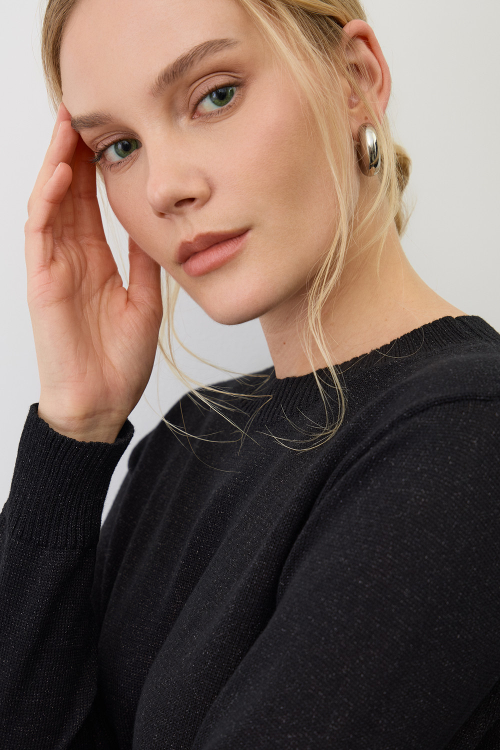 Джемперы женские для мам, артикул: ЕВ 30291, цвет: черный, фото 5