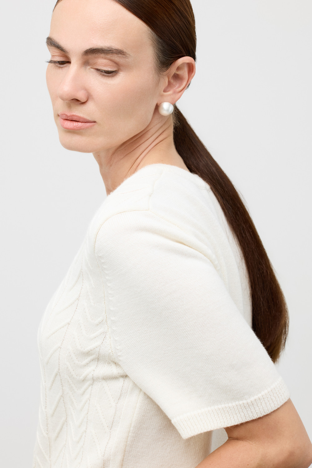 Джемперы женские для мам, артикул: ЕВ 30233/ш, цвет: бежевый, фото 6