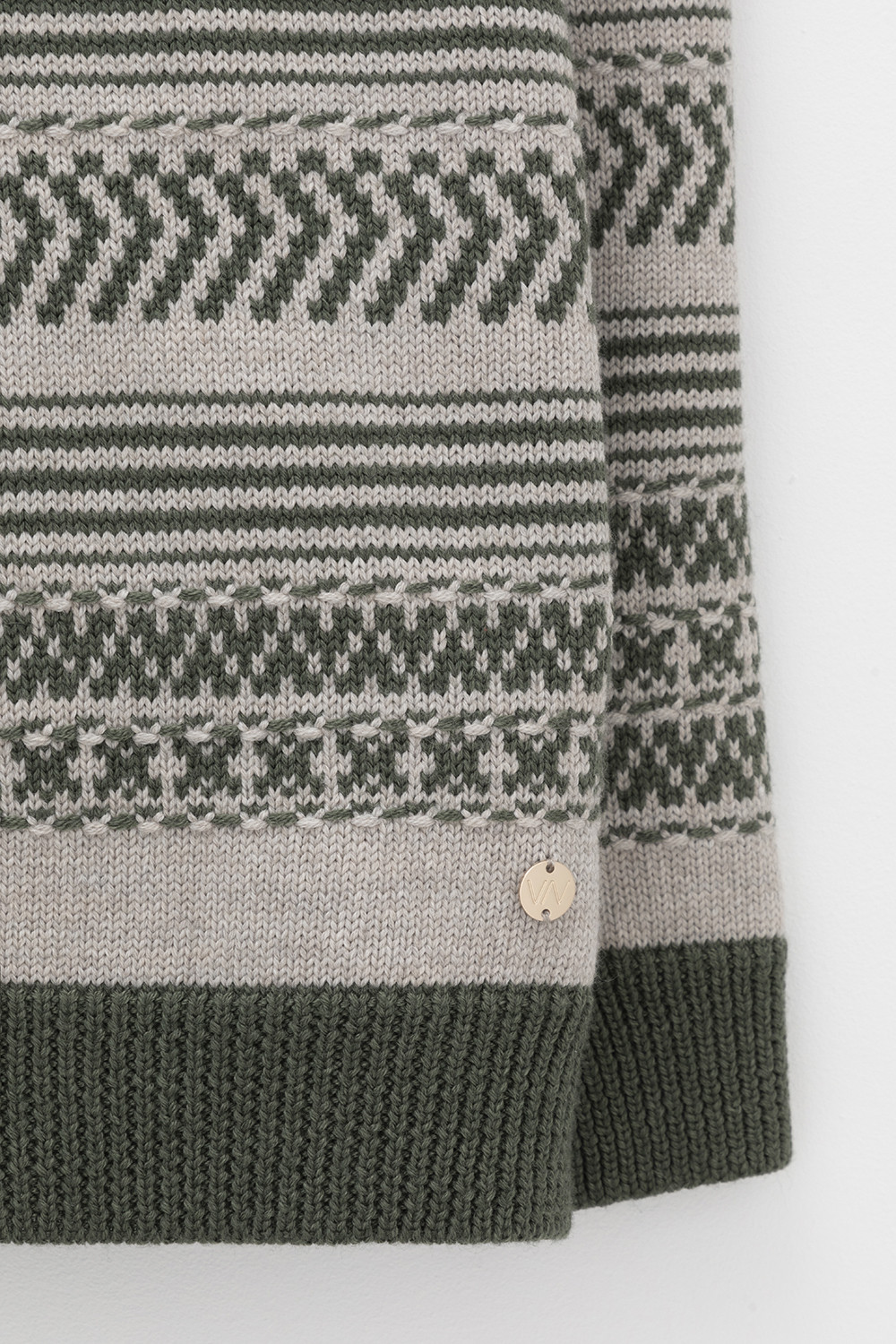 Джемперы женские для мам, артикул: ЕВ 30281/ш, цвет: зеленый, фото 7