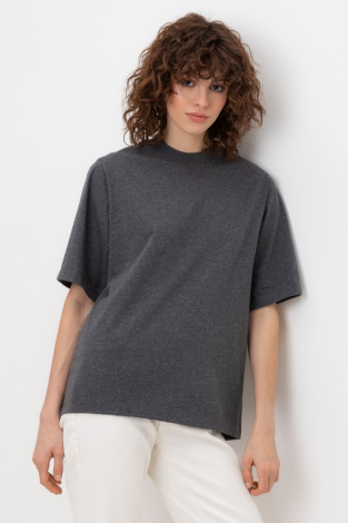 Футболки женские для мам, артикул: ЕВТ 3237/24, цвет: темно-серый