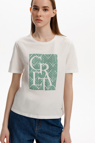 Футболки женские для мам, артикул: ЕВТ 3314, цвет: бежевый