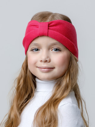Шапка для девочки, артикул: КВ 20378/25, цвет: ярко-розовый