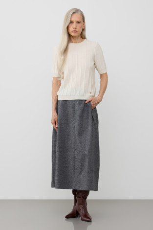 Джемперы женские для мам, артикул: ЕВ 30187/ш, цвет: бежевый