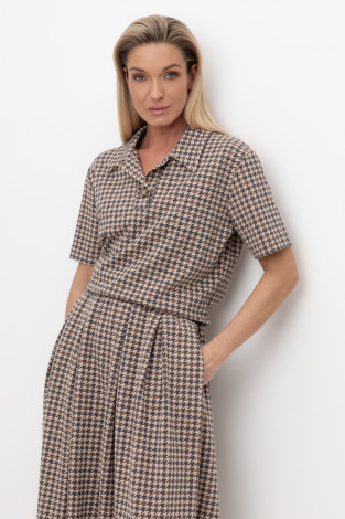 Футболки женские для мам, артикул: ЕВТ 3242, цвет: бежевый