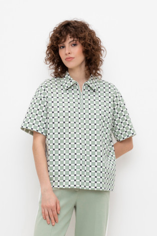 Футболки женские для мам, артикул: ЕВТ 3210, цвет: хаки