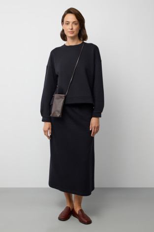 Джемперы женские для мам, артикул: ЕВТ 3358, цвет: черный