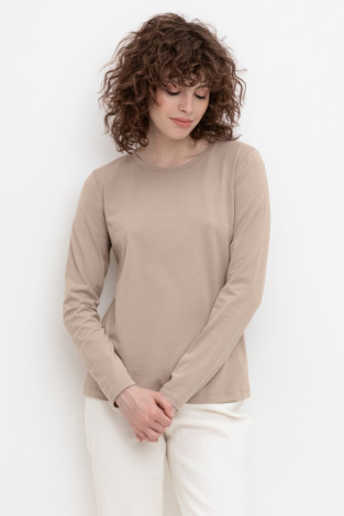 Джемперы женские для мам, артикул: ЕВТ 3261, цвет: бежевый