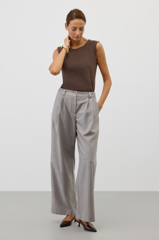 Майки женские для мам, артикул: ЕВТ 3329, цвет: коричневый