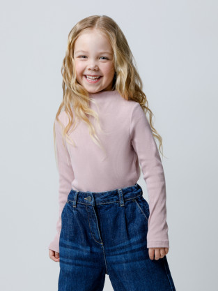 Водолазки для девочки, артикул: КР 302674, цвет: розовый