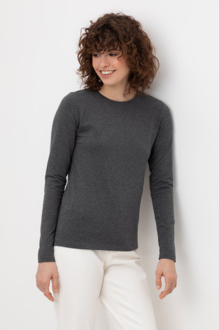 Джемперы женские для мам, артикул: ЕВТ 3263, цвет: темно-серый