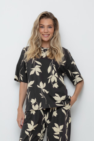 Футболки женские для мам, артикул: ЕВТ 3184, цвет: черный3