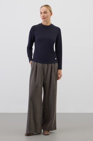 Джемперы женские для мам, артикул: ЕВТ 3345, цвет: синий