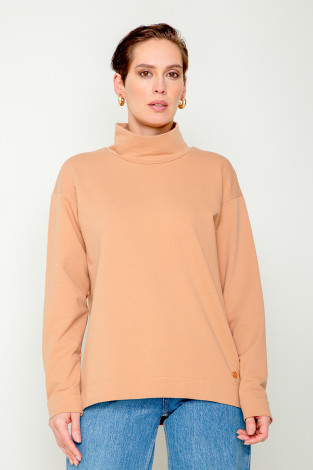 Джемперы женские для мам, артикул: ЕВТ 3122, цвет: коричневый