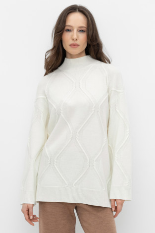 Джемперы женские для мам, артикул: ЕВ 30178/ш, цвет: бежевый