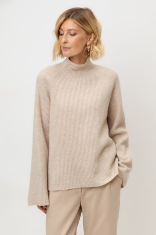 Джемперы женские для мам, артикул: ЕВ 30179/ш, цвет: бежевый