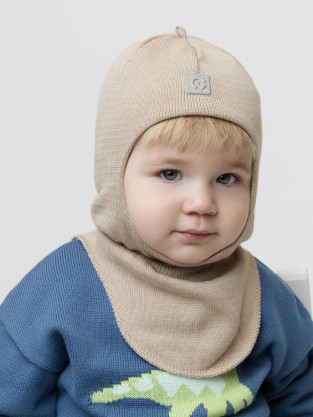 Шапка для девочки, артикул: КВ 20268, цвет: бежевый