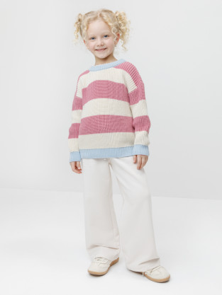 Джемпер для девочки, артикул: КВ 30174, цвет: сливки2