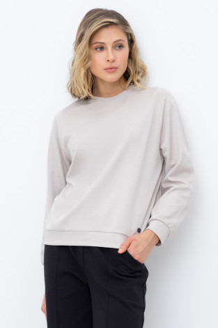 Джемперы женские для мам, артикул: ЕВТ 3244, цвет: бежевый