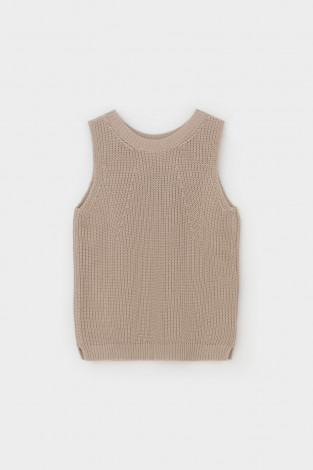 Майки женские для мам, артикул: ЕВ 30206, цвет: бежевый - 2 фото