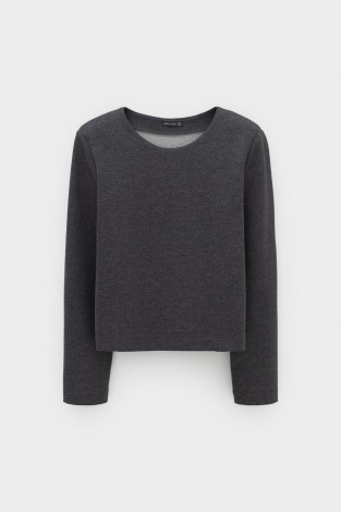 Джемперы женские для мам, артикул: ЕВТ 3332, цвет: серый - 2 фото