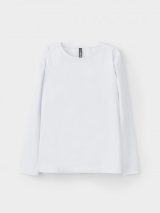 Лонгсливы для девочки, артикул: КР 302619, цвет: белый