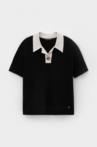 Футболки женские для мам, артикул: ЕВТ 3200, цвет: черный3 - 2 фото