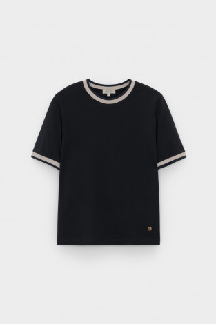 Футболки женские для мам, артикул: ЕВТ 3127, цвет: синий - 2 фото