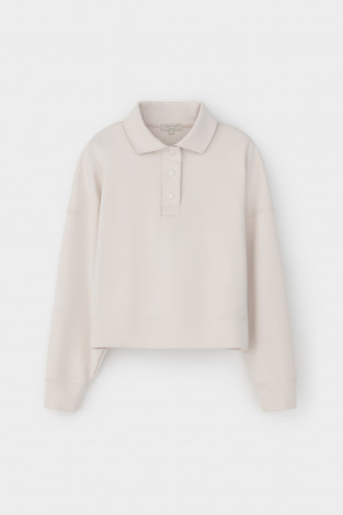 Джемперы женские для мам, артикул: ЕВТ 3282, цвет: светло-бежевый - 2 фото