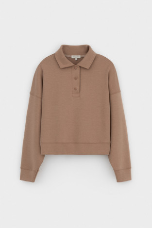 Джемперы женские для мам, артикул: ЕВТ 3282, цвет: коричневый - 2 фото