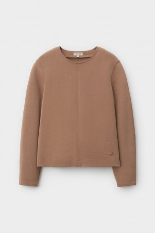 Джемперы женские для мам, артикул: ЕВТ 3355, цвет: коричневый - 2 фото
