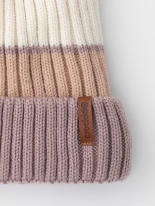 Шапка для девочки, артикул: КВ 20409/ш, цвет: розовый - 2 фото