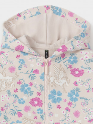 Толстовка для девочки, артикул: КР 302995-1, цвет: светло-бежевый - 2 фото