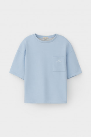 Джемперы женские для мам, артикул: ЕВТ 3319, цвет: голубой - 2 фото