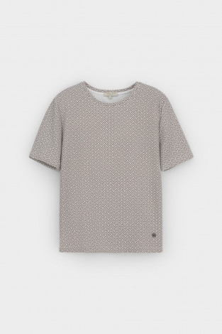 Футболки женские для мам, артикул: ЕВТ 3216, цвет: светло-серый5 - 2 фото