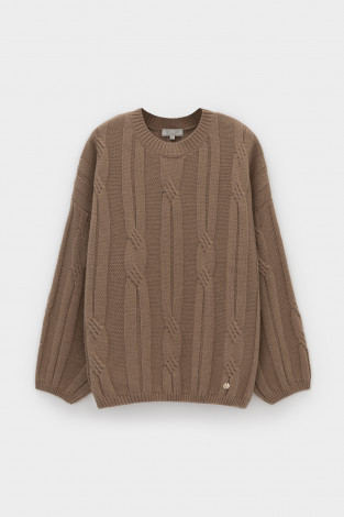 Джемперы женские для мам, артикул: ЕВ 30251/ш, цвет: бежевый - 2 фото