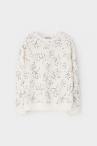 Джемперы женские для мам, артикул: ЕВТ 3303, цвет: бежевый - 2 фото