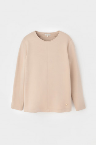 Джемперы женские для мам, артикул: ЕВТ 3163, цвет: бежевый - 2 фото
