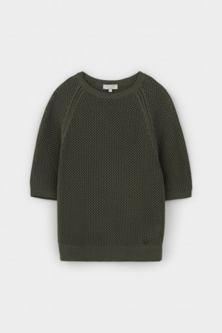 Джемперы женские для мам, артикул: ЕВ 30207, цвет: зеленый - 2 фото