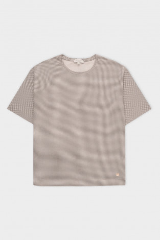 Футболки женские для мам, артикул: ЕВТ 3265, цвет: светло-бежевый - 2 фото