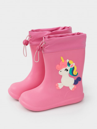 Сапоги для девочки, артикул: КО 40002, цвет: розовый - 2 фото